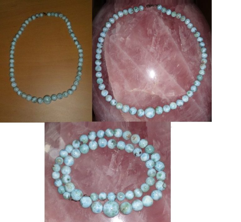 Kette Larimar Kugeln gute Qualität