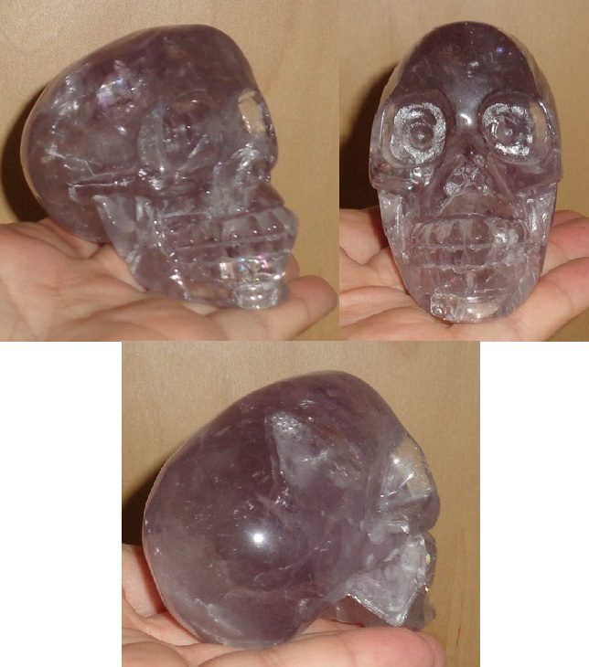 Amethyst Kristallschädel 300 g energetisiert Amethyst Kristallschädel 300 g energetisiert