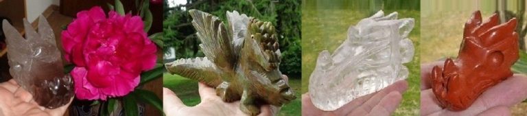 großer Edelstein Drache Rauchquarz Bergkristall roter Jaspis großer Edelstein Drache Rauchquarz Bergkristall roter Jaspis