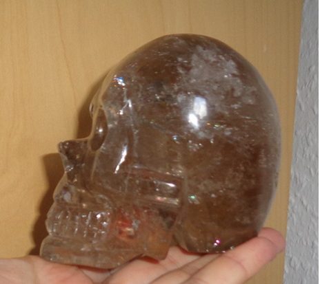 Kristallschädel Rauchquarz 700 g Kristallschädel Rauchquarz 700 g