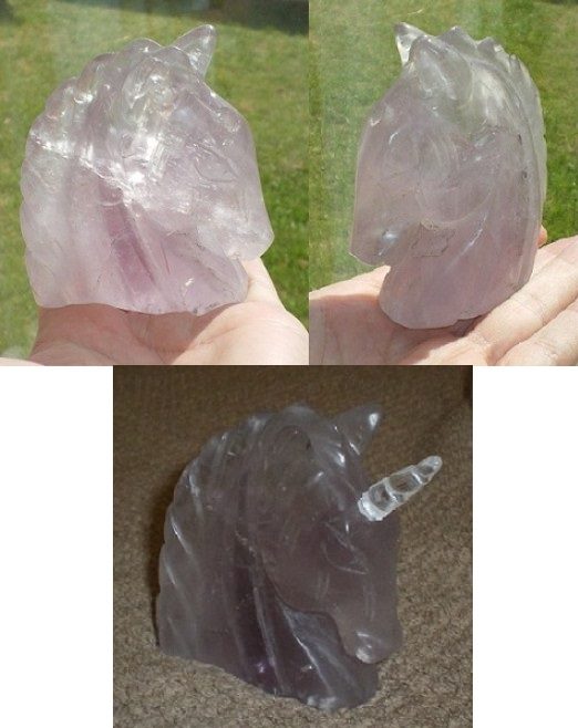 Amethyst Einhorn energetisiert Brasilien 220 g