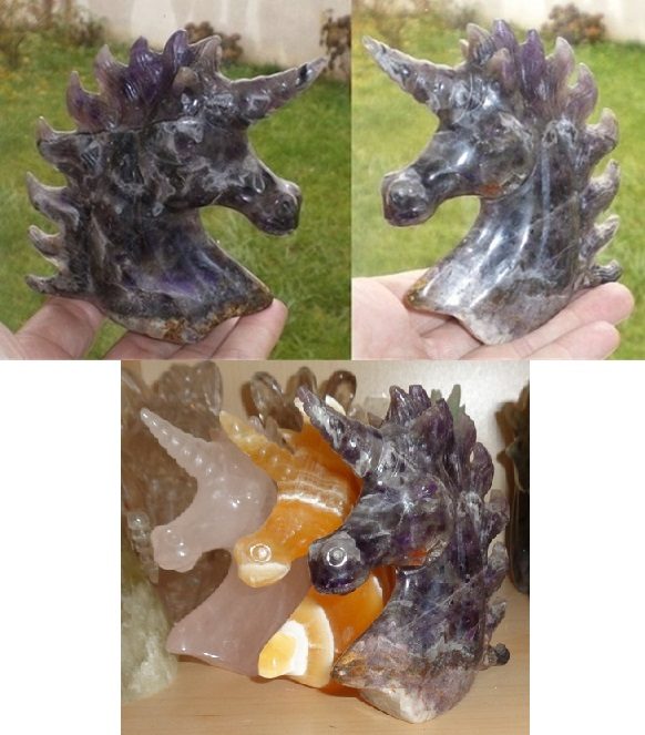 Amethyst Einhorn energetisiert 215 g