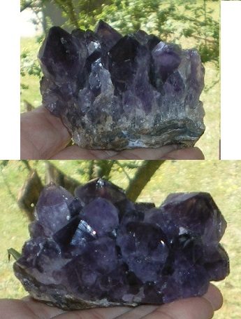 Amethyst Druse Stück Uruguay energetisiert 150 g