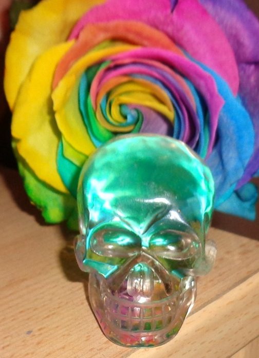 lemurischer Bergkristallschädel bei Helaria kaufen