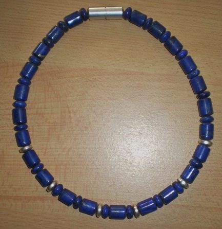 blaue Lapislazuli Kette Collier