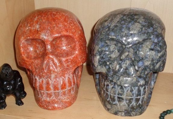 großer Orangencalcit Kristallschädel 8,2 kg Rhyolith Que Sera Stein großer Orangencalcit Kristallschädel 8,2 kg Rhyolith Que Sera Stein