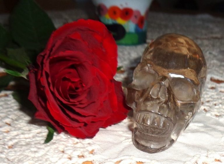 lemurischer Citrin Kristallschädel 185 g lemurischer Citrin Kristallschädel 185 g