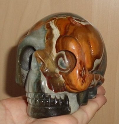 großer Polychrom Kristallschädel 635 g großer Polychrom Kristallschädel 635 g