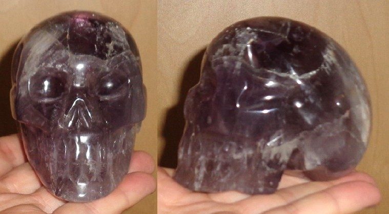 Amethyst Kristallschädel 490 g Amethyst Kristallschädel 490 g 500 g kaufen