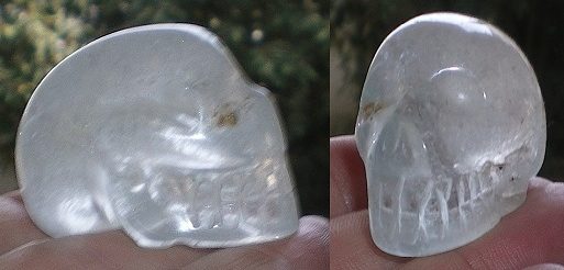 Topas Kristallschädel Topaz 63 g