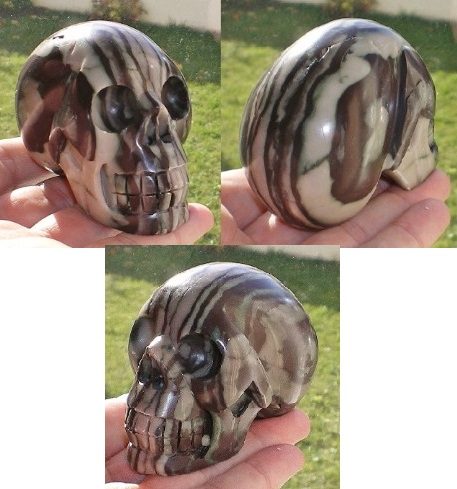 270 g Jaspis Kristallschädel 300 g jasper skull