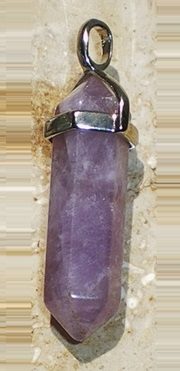 Anhänger Amethyst Spitze energetisiert